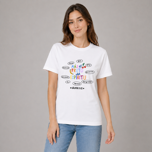 Camiseta regular - Frutos del Espiritu