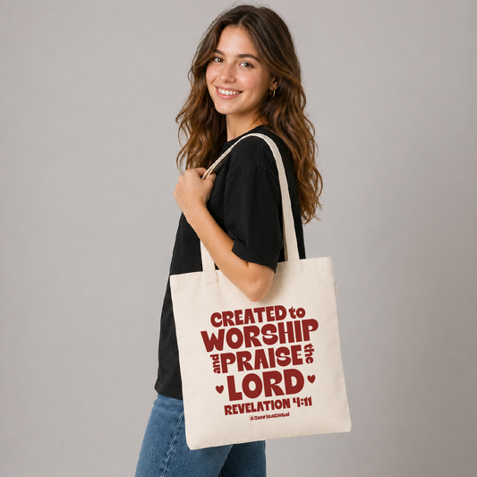 Tote Bags - Created to Worship