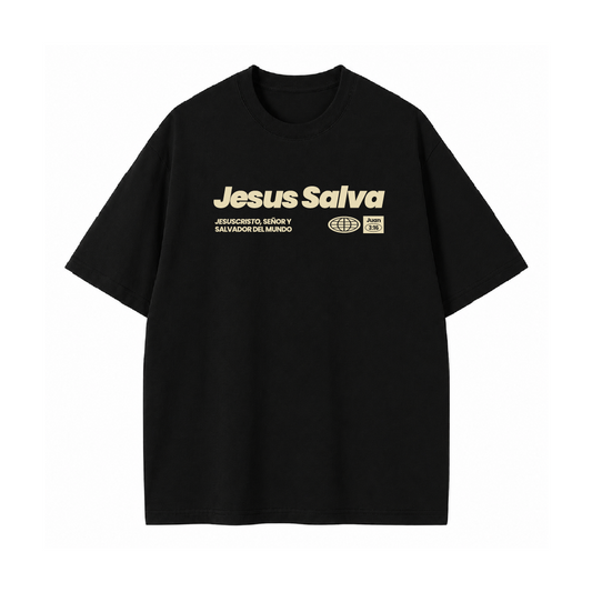 Camiseta Oversize - Jesus Salva