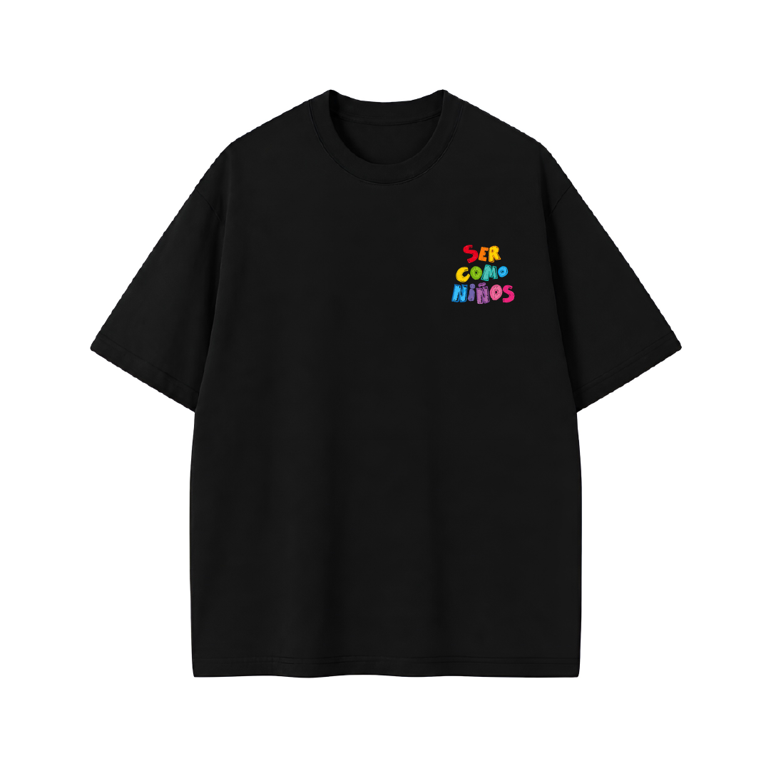Camiseta Oversize - Ser como niños