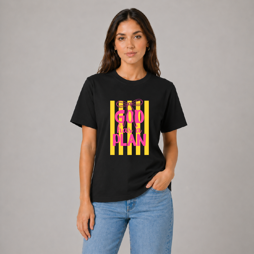 Camiseta regular - God has a Plan