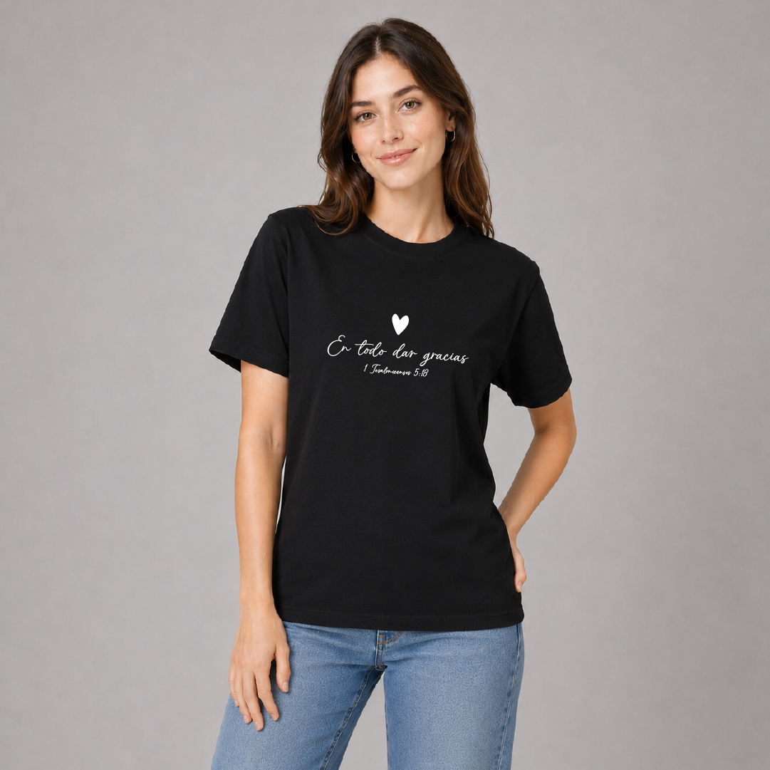 Camiseta regular - Dar gracias