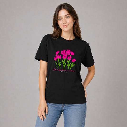 Camiseta regular - Flowers
