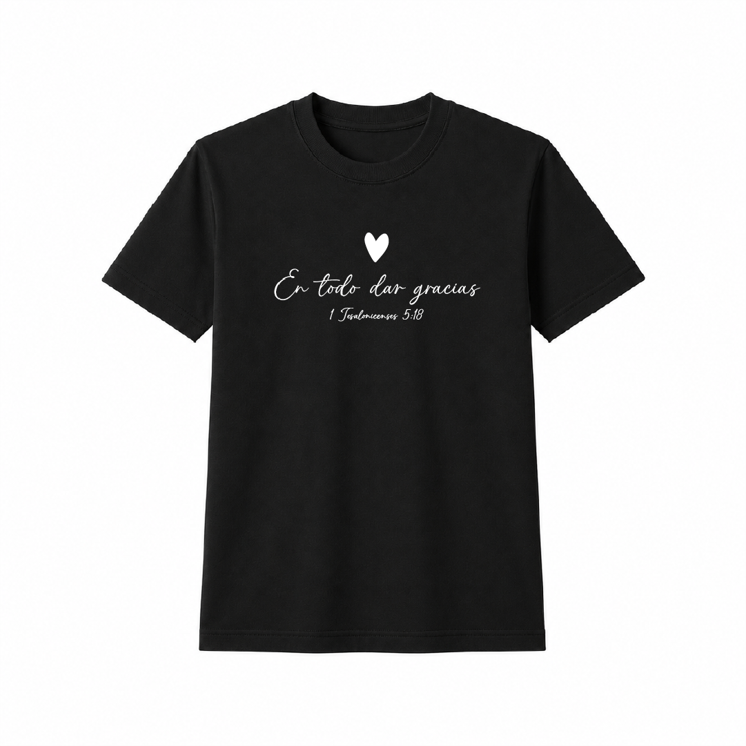 Camiseta regular - Dar gracias