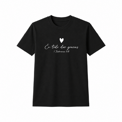 Camiseta regular - Dar gracias