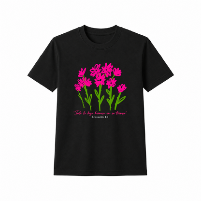 Camiseta regular - Flowers
