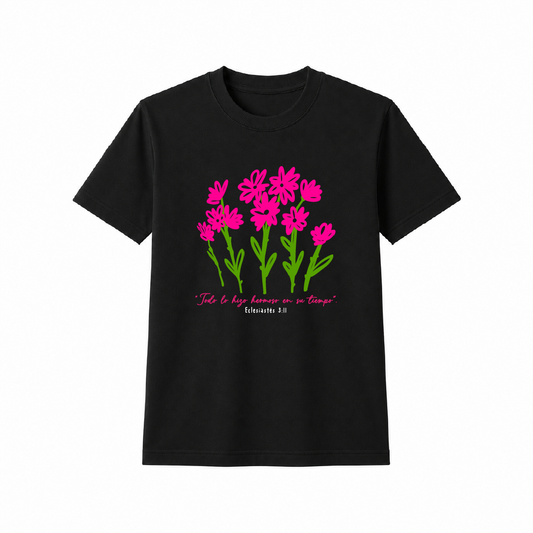 Camiseta regular - Flowers