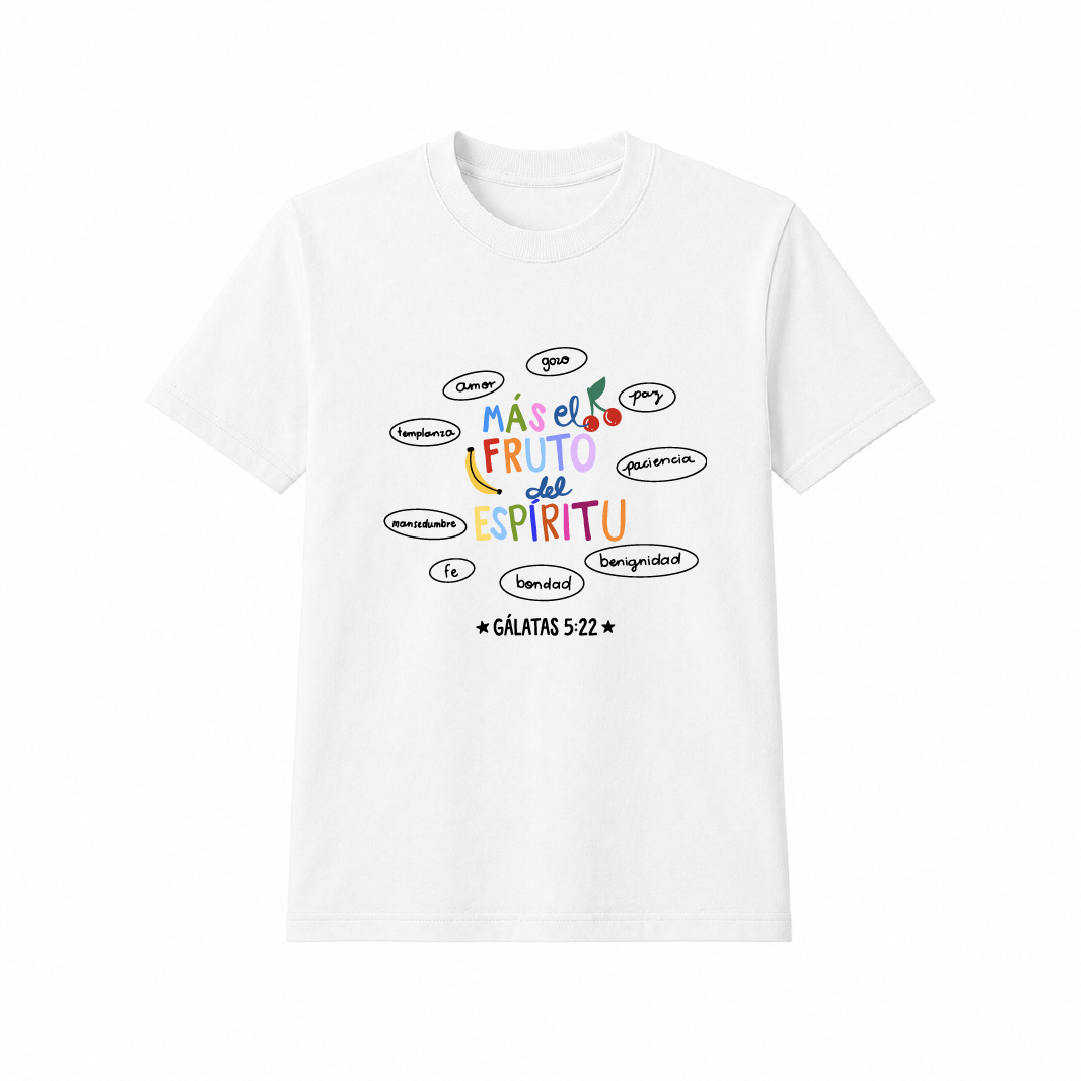 Camiseta regular - Frutos del Espiritu