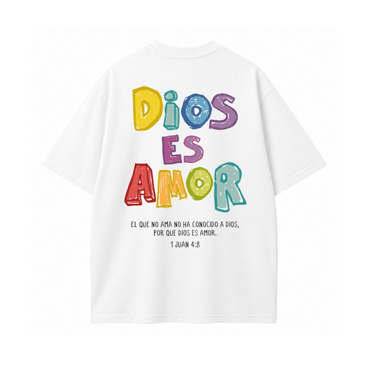 Camiseta Oversize - Dios es Amor