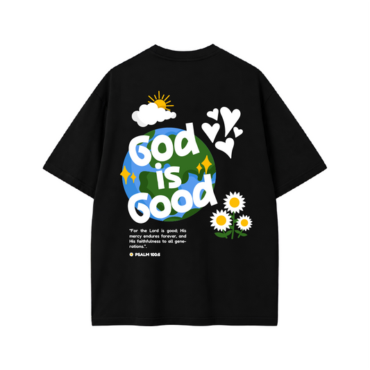 Camiseta Oversize - Dios es Bueno