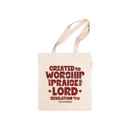 Tote Bags - Created to Worship