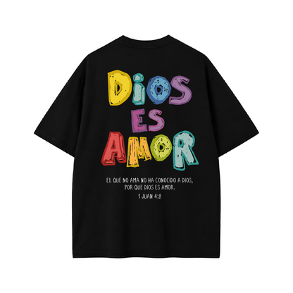 Camiseta Oversize - Dios es Amor