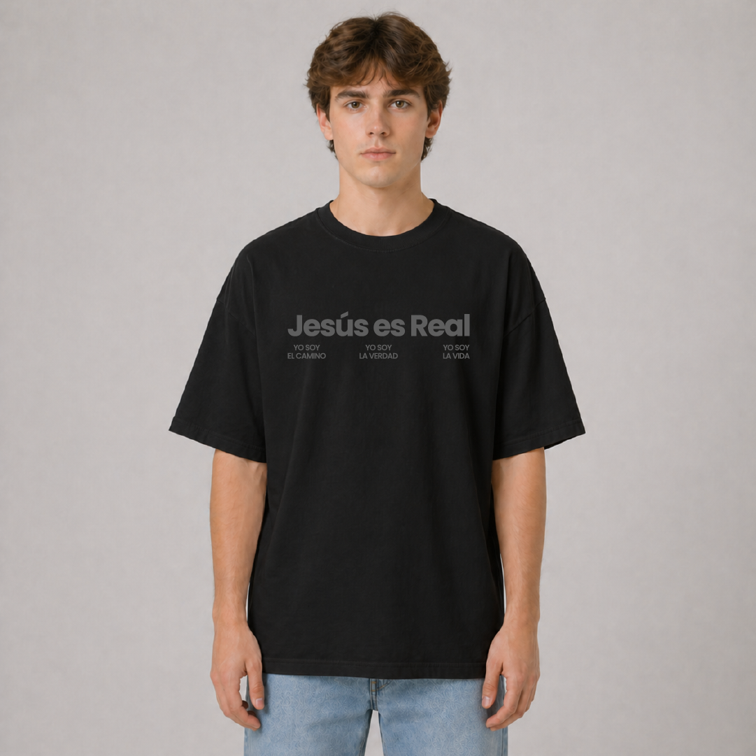 Camiseta Oversize - Jesús es Real