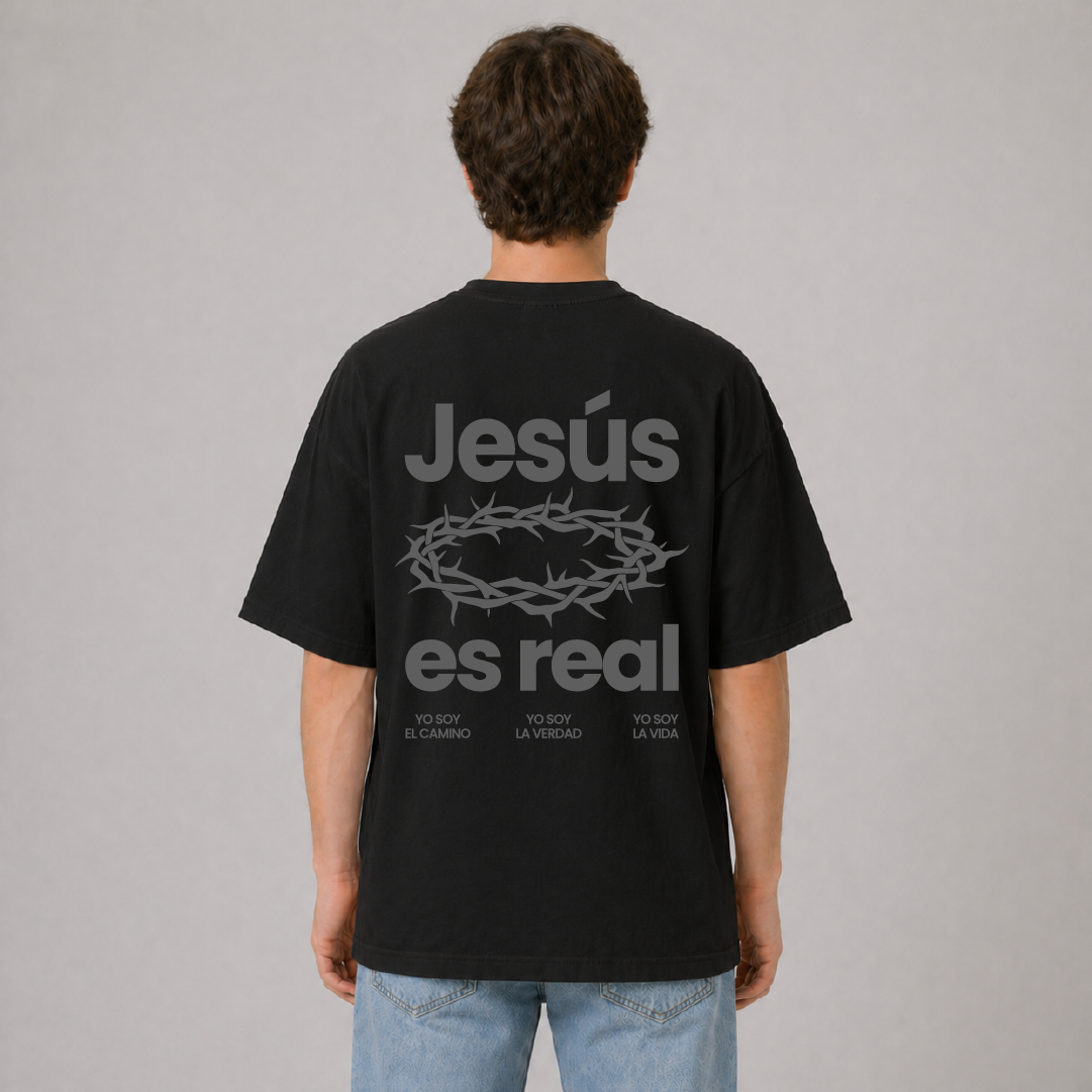 Camiseta Oversize - Jesús es Real