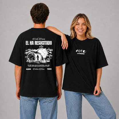 Camiseta Oversize - Él ha Resucitado