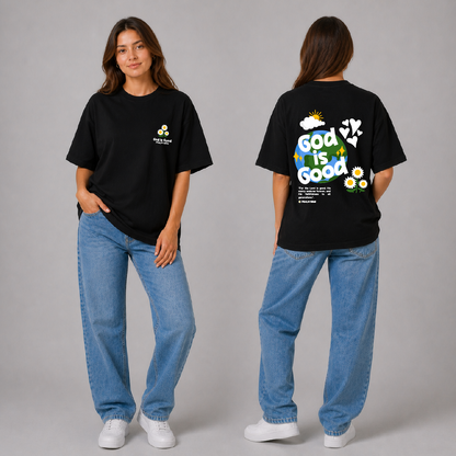 Camiseta Oversize - Dios es Bueno
