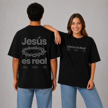 Camiseta Oversize - Jesús es Real