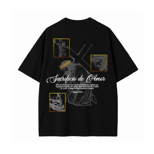 Camiseta Oversize - Sacrificio de Amor