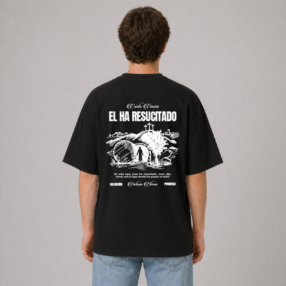 Camiseta Oversize - Él ha Resucitado