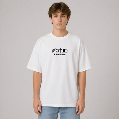 Camiseta Oversize - Él ha Resucitado
