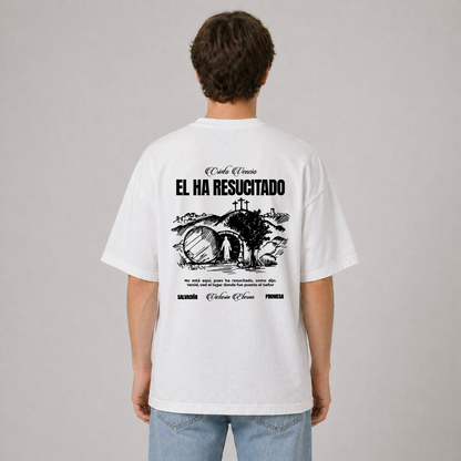 Camiseta Oversize - Él ha Resucitado