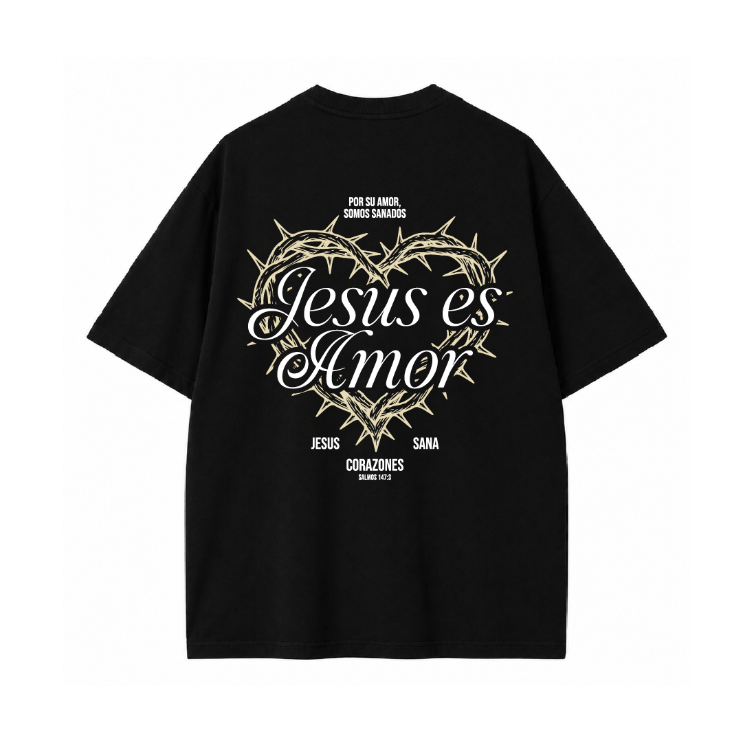 Camiseta Oversize - Jesus es Amor