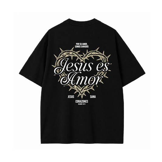Camiseta Oversize - Jesus es Amor