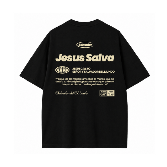 Camiseta Oversize - Jesus Salva