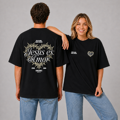 Camiseta Oversize - Jesus es Amor